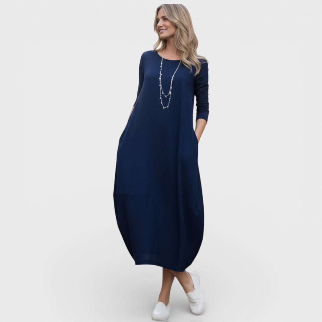 Marlena – Elegantní volné šaty s nadčasovým střihem