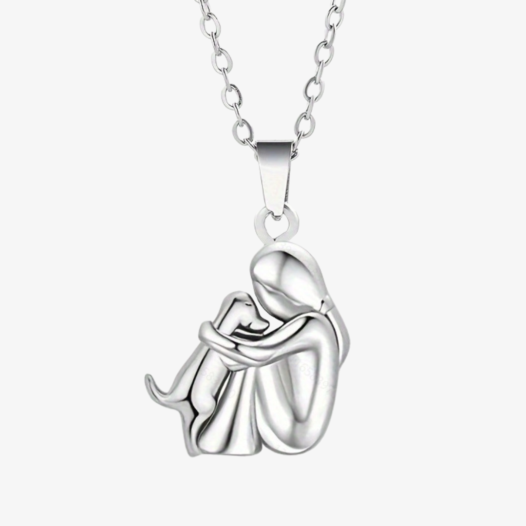 Dog Shaped Pendant Necklace
