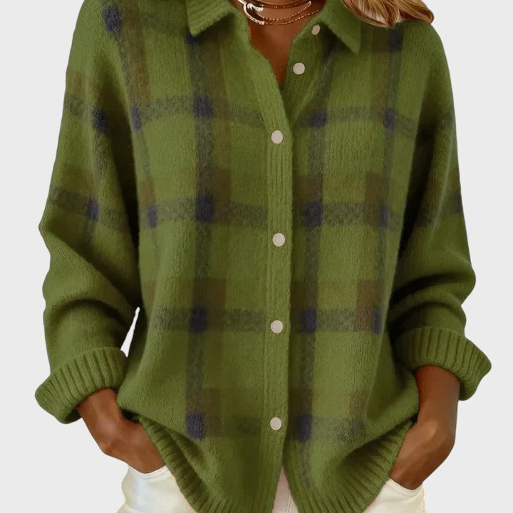 Natálie | Retro Svetr s Kontrastními Kostkami