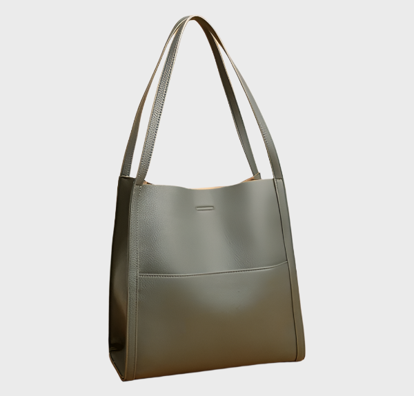 Lucie Elegantní Kožená Kabelka Na Rameno Klasická Denní