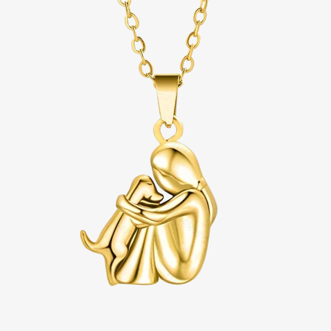 Dog Shaped Pendant Necklace