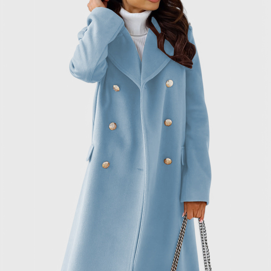 Yara | Klasický vlněný kabát se strukturovanou siluetou