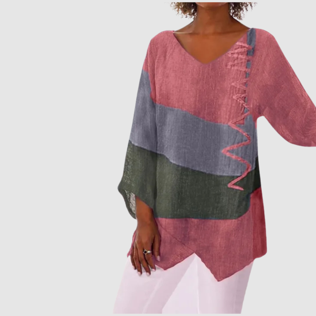 Lucie - Svetr s výstřihem do V