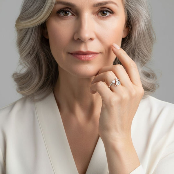 Anne™ | Prsten s ikonou psa (Růžový)