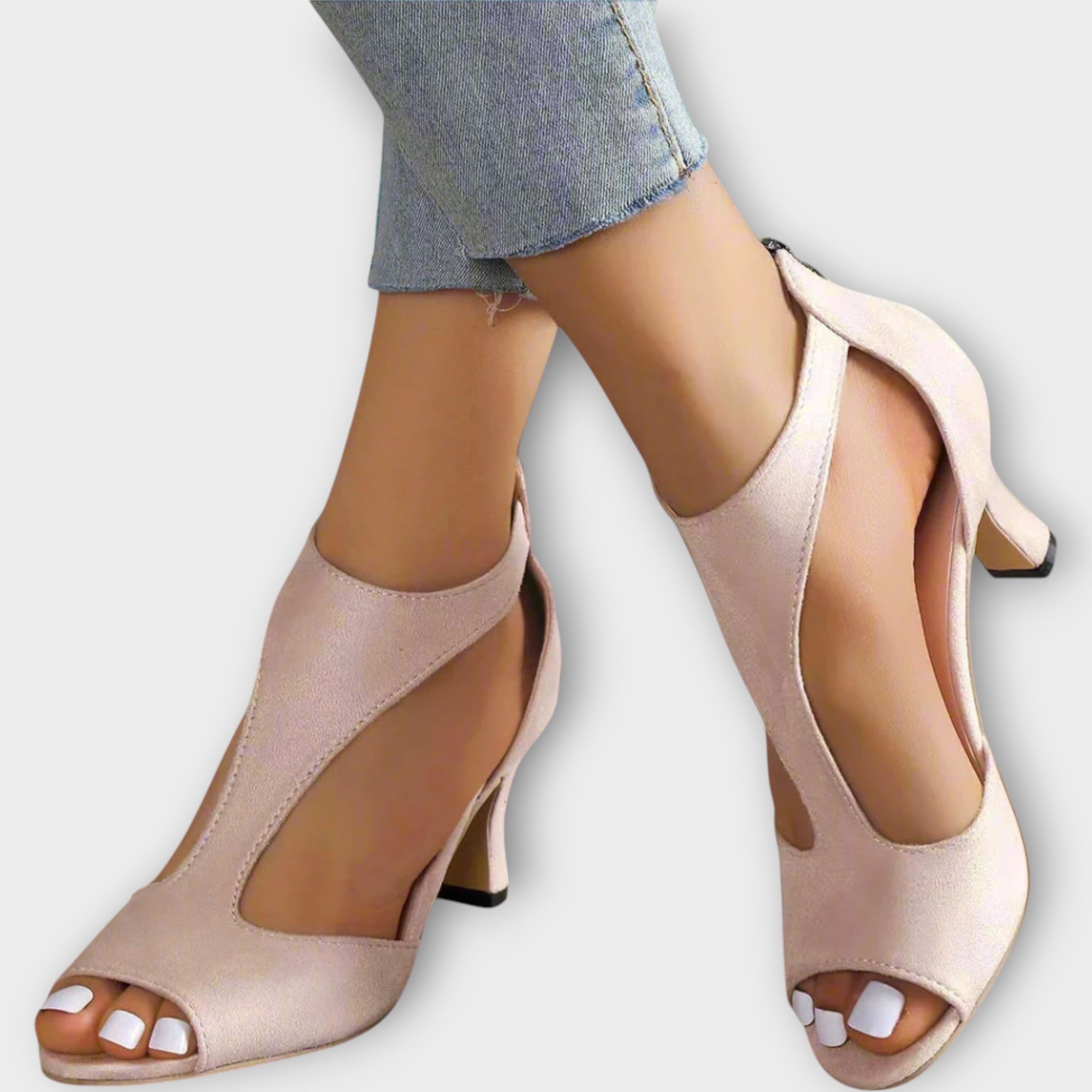 Magdaléna Elegantní Sandály Na Podpatku Ortopedické