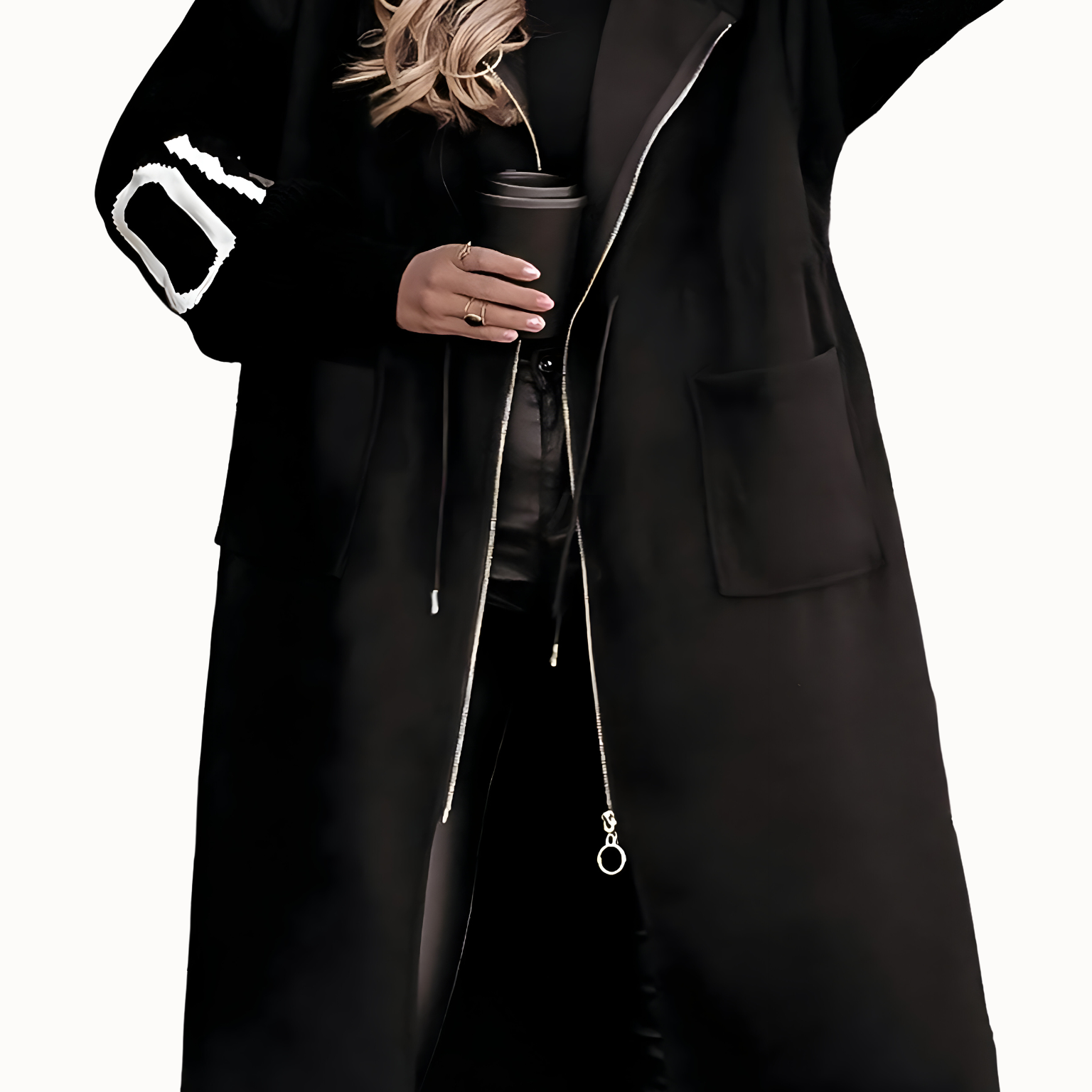 Lucie Elegantní Kabát S Kapucí Dámský Všestranný