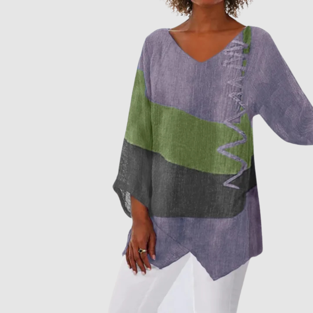 Lucie - Svetr s výstřihem do V