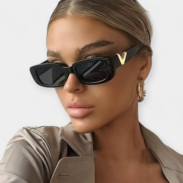 Lucie Elegantní Čtvercové Retromoderní Sluneční Brýle