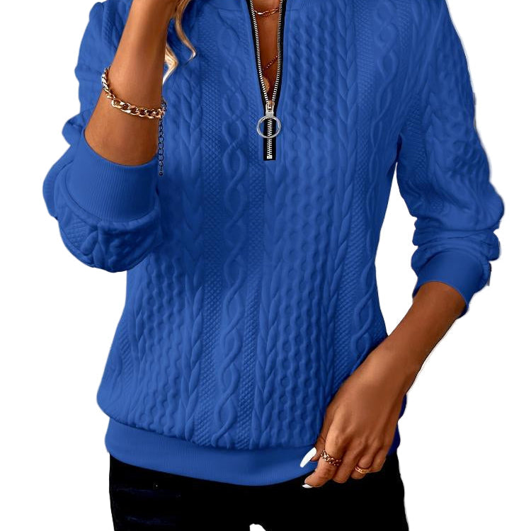 Ivana | Pletený svetr s copánkovým vzorem