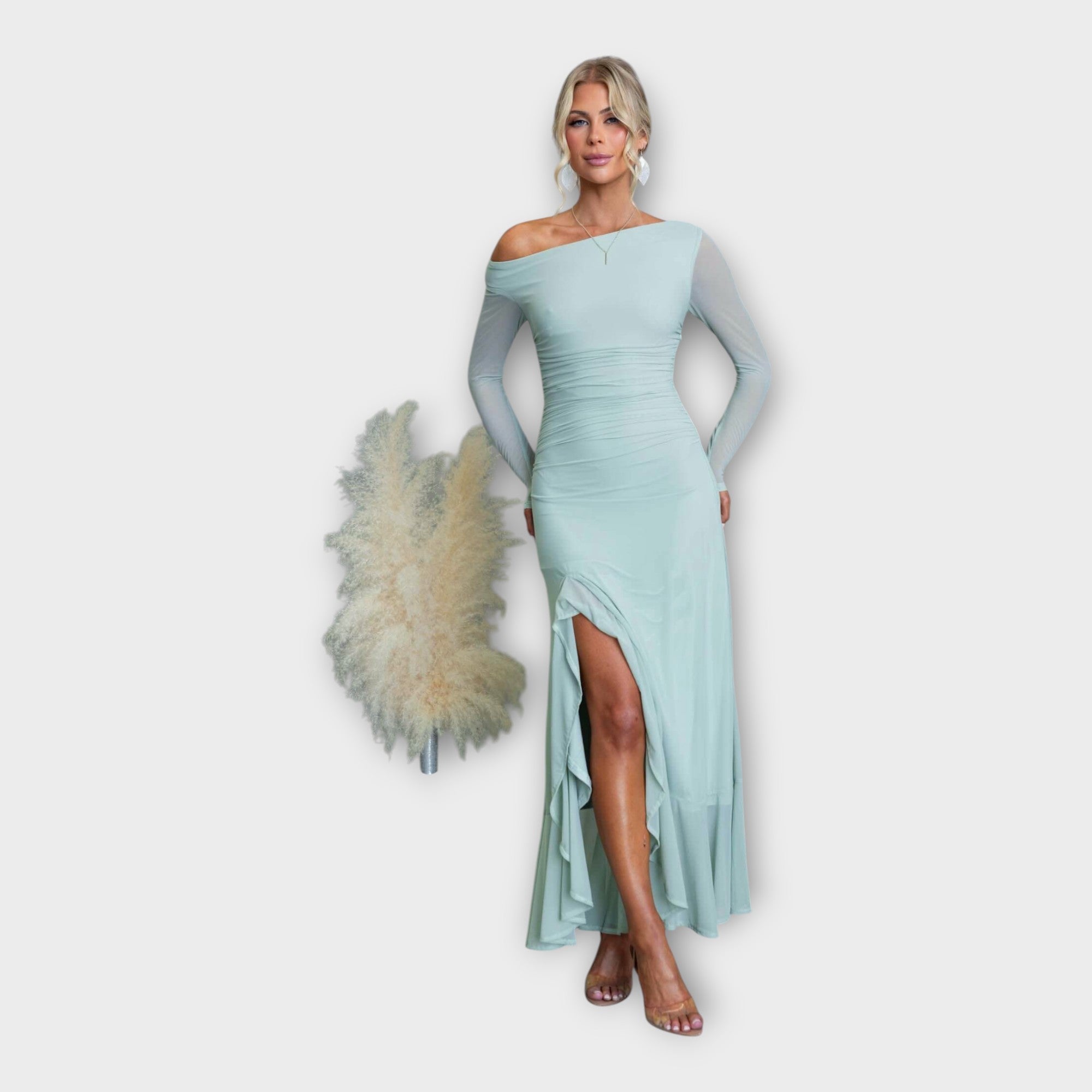 Anna Elegantní Šaty Přirozené Romantické Dokonalost