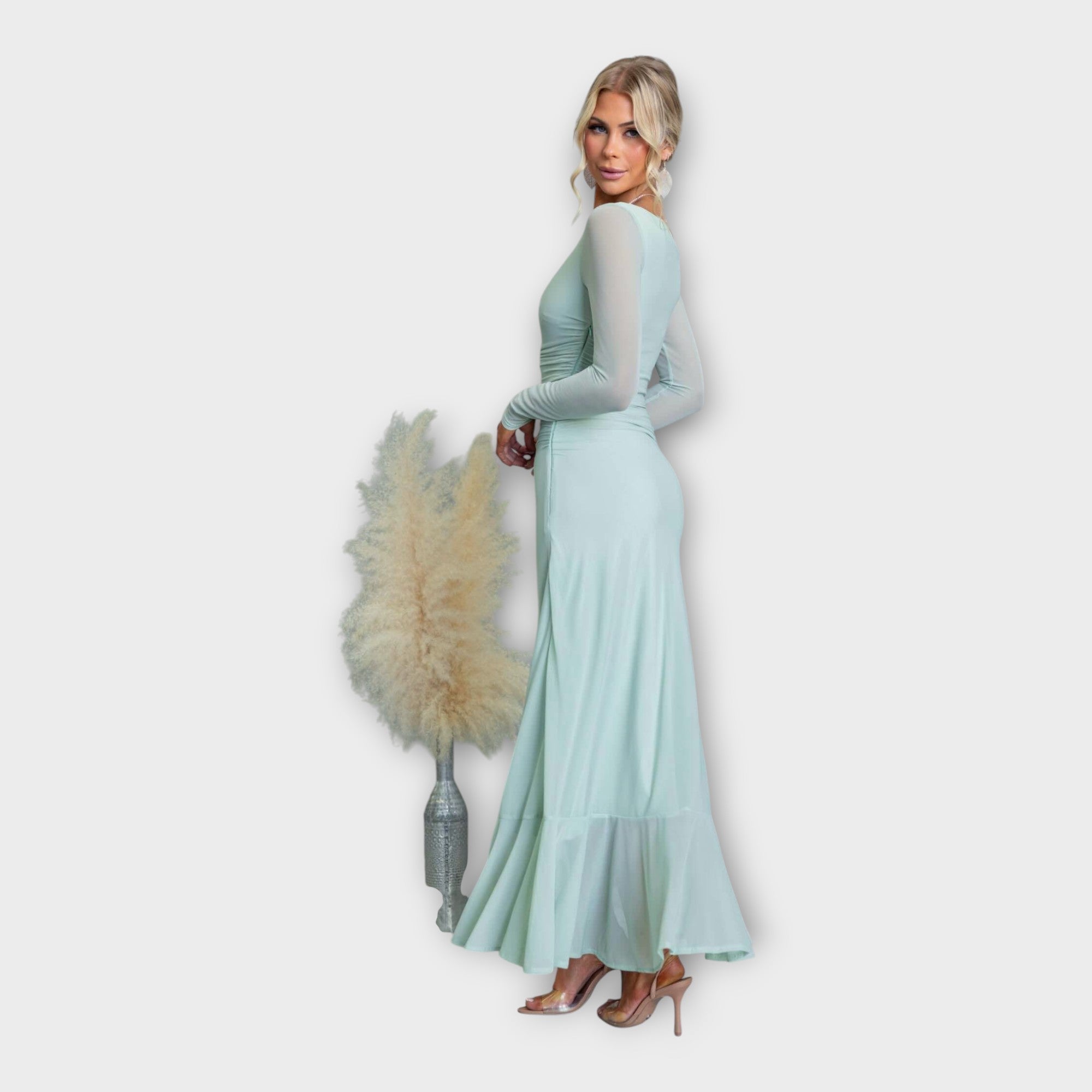 Anna Elegantní Šaty Přirozené Romantické Dokonalost