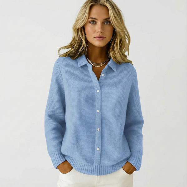 Livia – Pletená vesta s jemnou strukturou