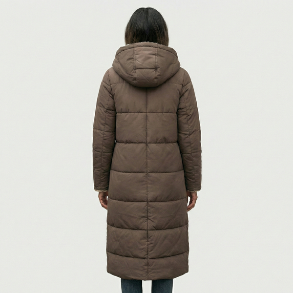 Kora - Hřejivý kabát s kožešinovou podšívkou