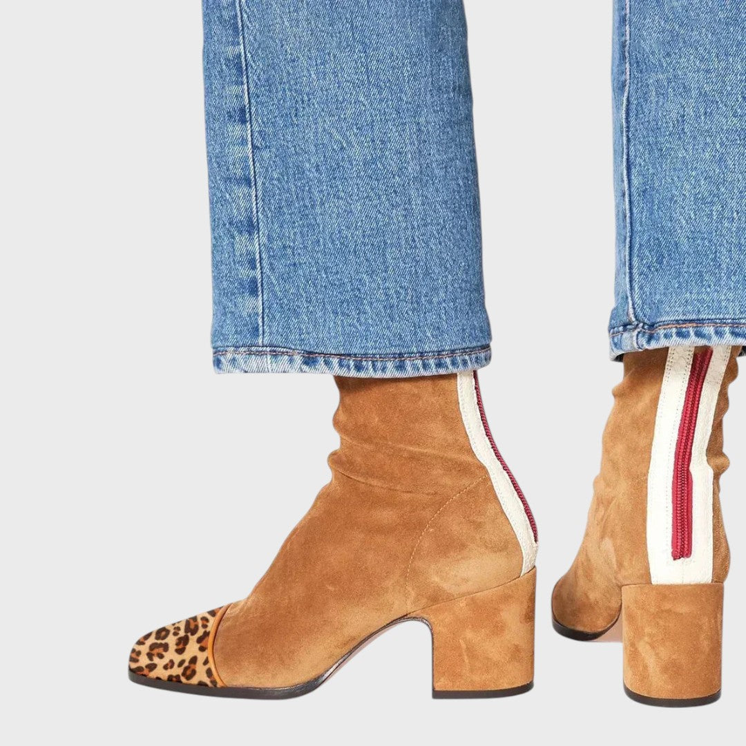 Barbora | Elegantní kozačky na podpatku