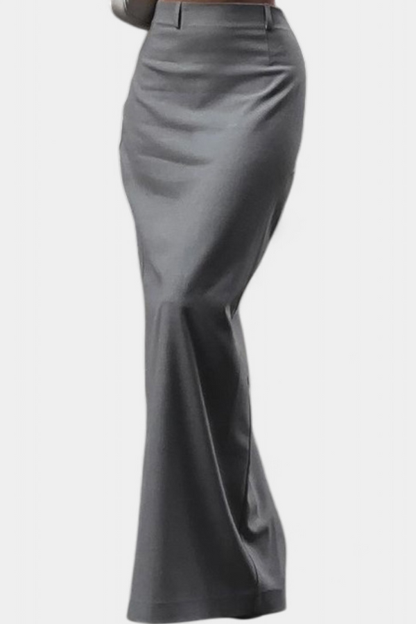 Sherrie | Sukně s vysokým pasem a rozparkem vzadu