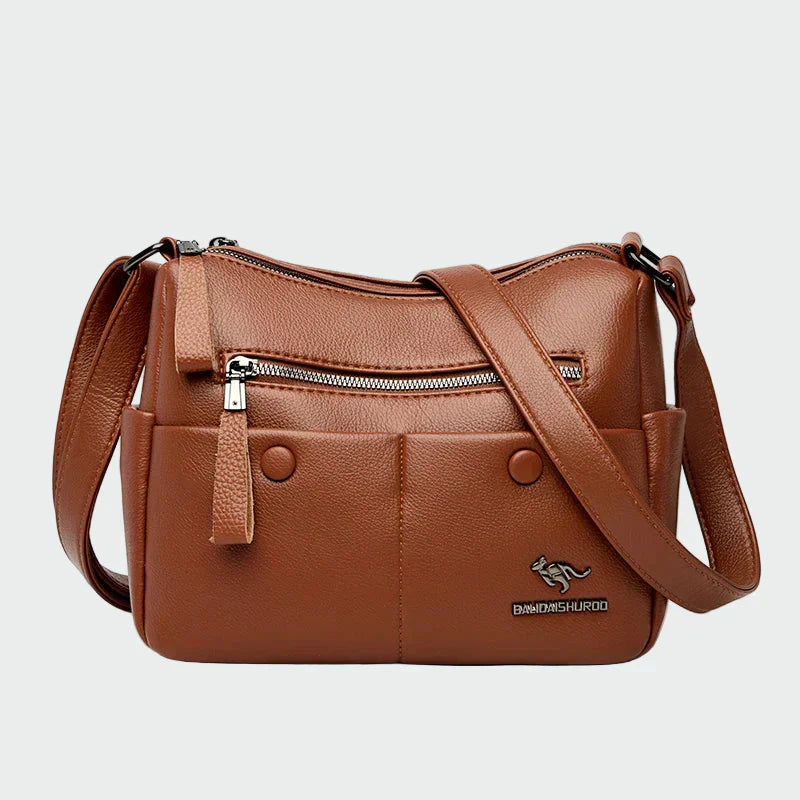 Lucie Elegantní LuxusníPevnáKožená Kabelka Na Rameno