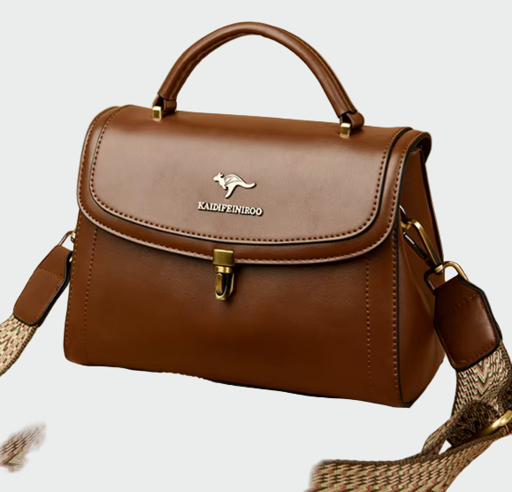 Veronika Elegantní Ramenní Kabelka Koženková Luxusní