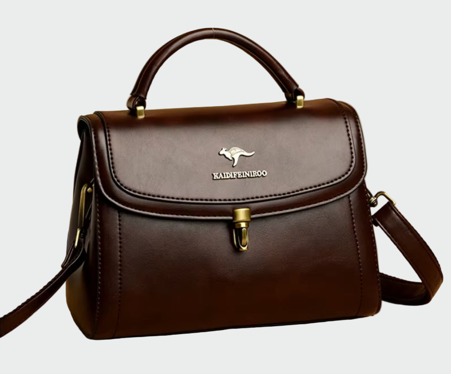 Veronika Elegantní Ramenní Kabelka Koženková Luxusní