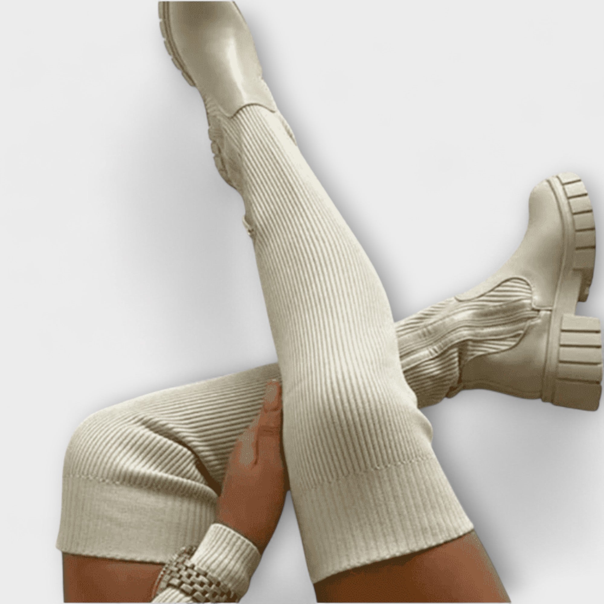 Overknee Boots with Chunky Sole