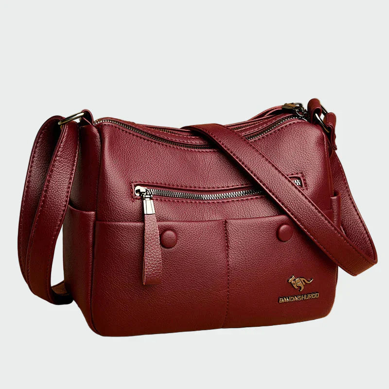 Lucie Elegantní LuxusníPevnáKožená Kabelka Na Rameno