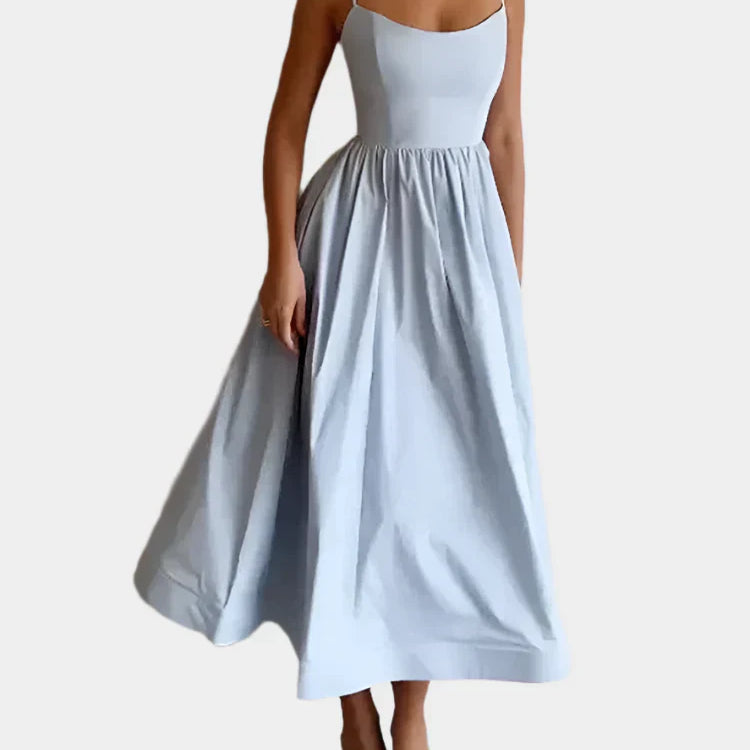 Kristýna Okouzlující Saténové Áčkové Šaty Romantické