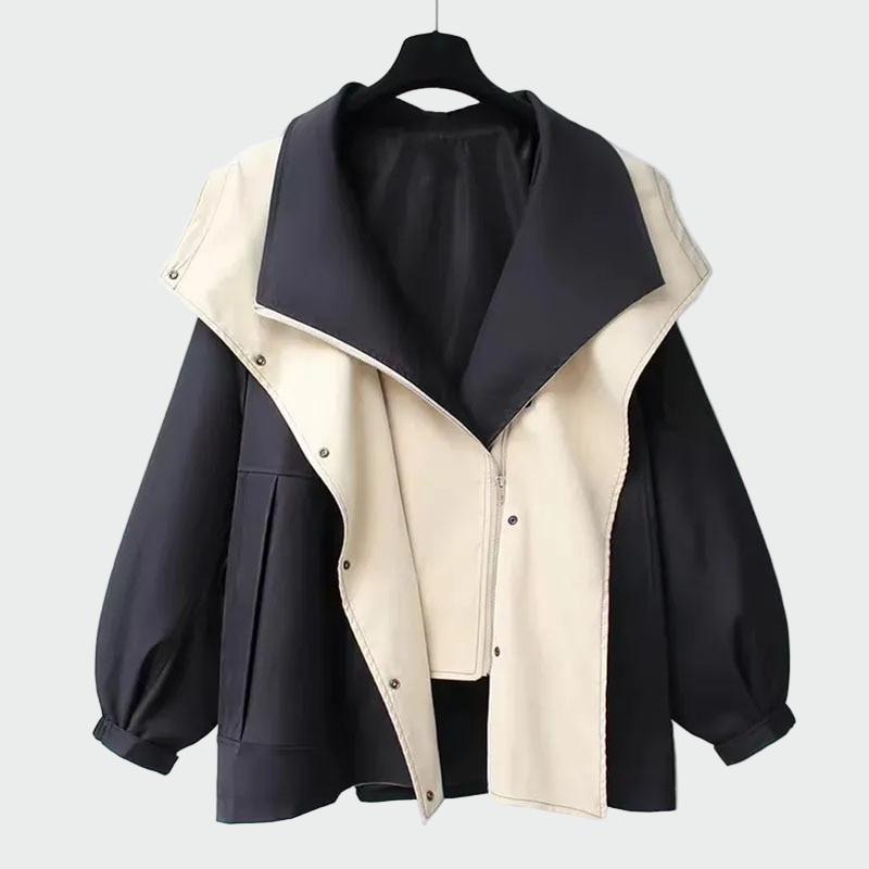 Eva Elegantní Chaqueta Minimalistický Kabát Univerzální
