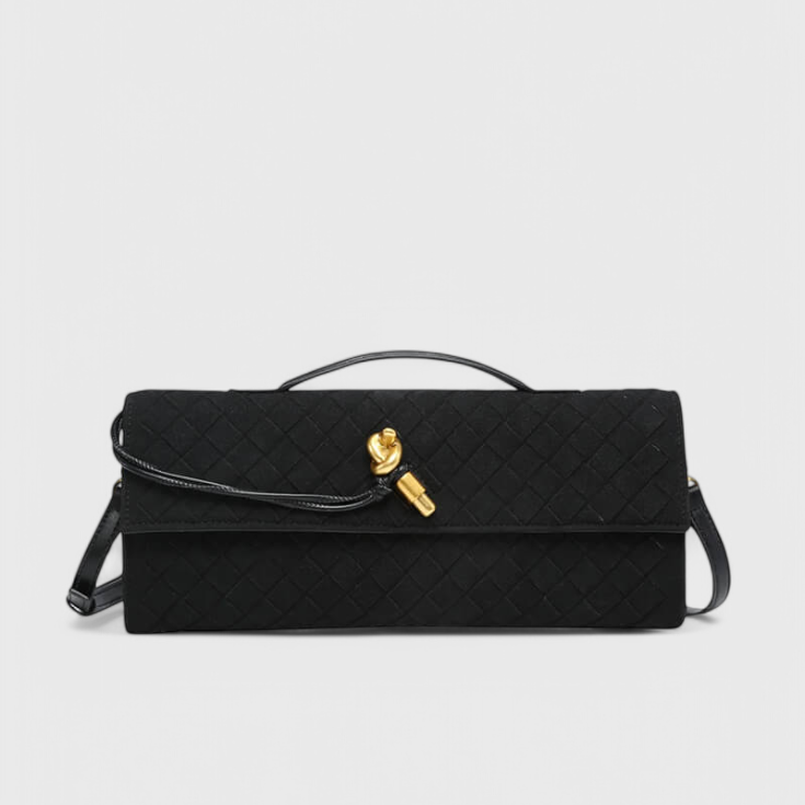 Melanie | Klasická semišová kabelka přes rameno