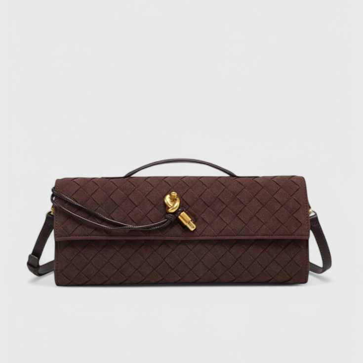 Melanie | Klasická semišová kabelka přes rameno