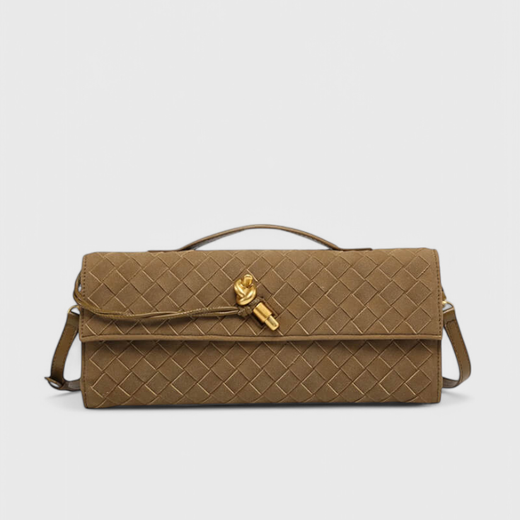 Melanie | Klasická semišová kabelka přes rameno