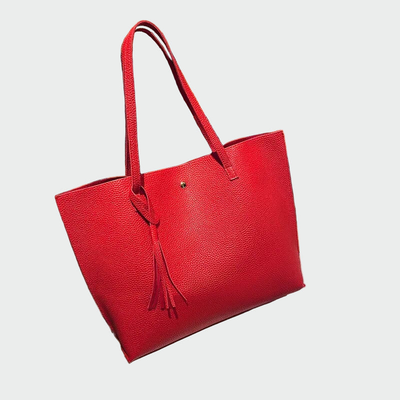 Lenka Elegantní Kožená Minimalistická Kabelka Prostor