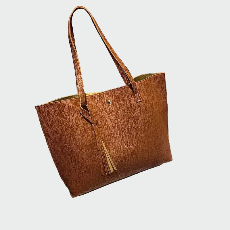 Lenka Elegantní Kožená Minimalistická Kabelka Prostor