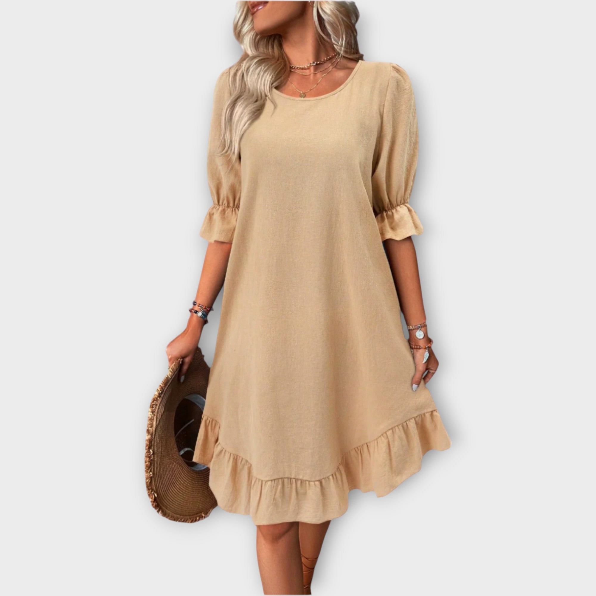 Lucie Romantická Boho Šaty TenčímiRamínkyASplývavýmStřihem