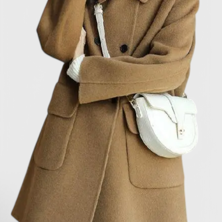 Camille | Klasický dvouřadý kabát z vlny