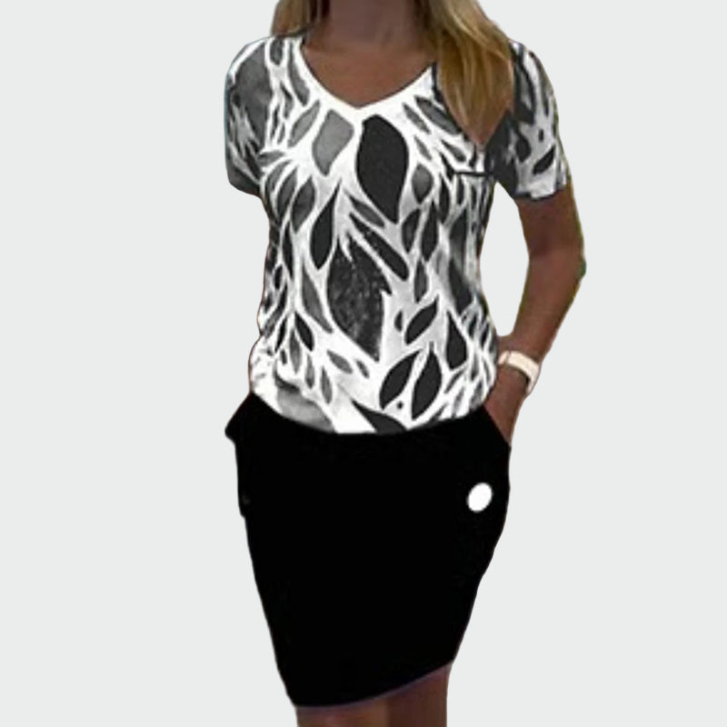 Karolína NeobyčejněSofistikovaná Top A Klasická Sukně