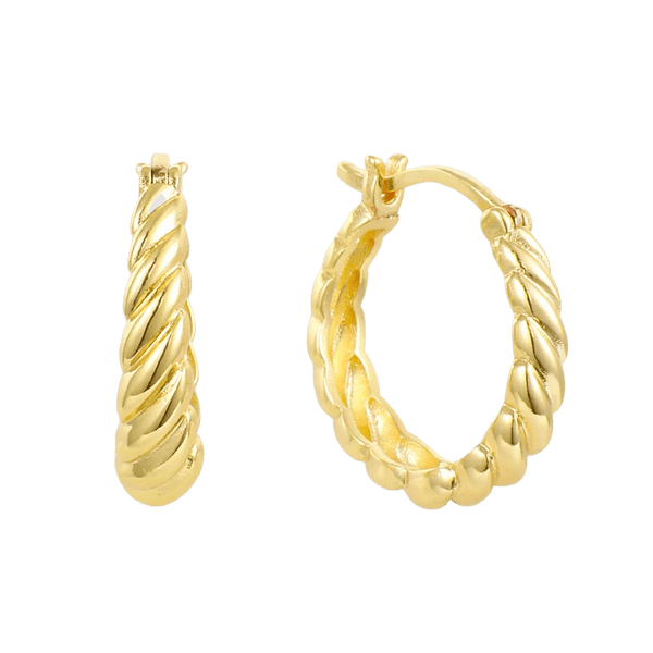 Adéla Exkluzivní Točené Twistové Náušnice Každodenní