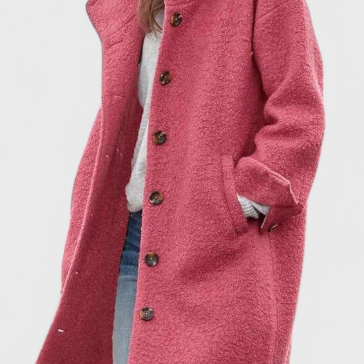 Penélope | Elegantní zimní kabát s kapucí