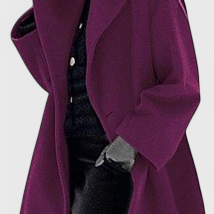 Harper | Oversized kabát z vlněné směsi se širokým límcem