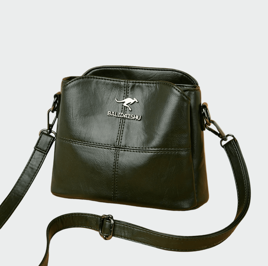 Alena Elegantní Kožené Crossbody Kabelka Minimalistická