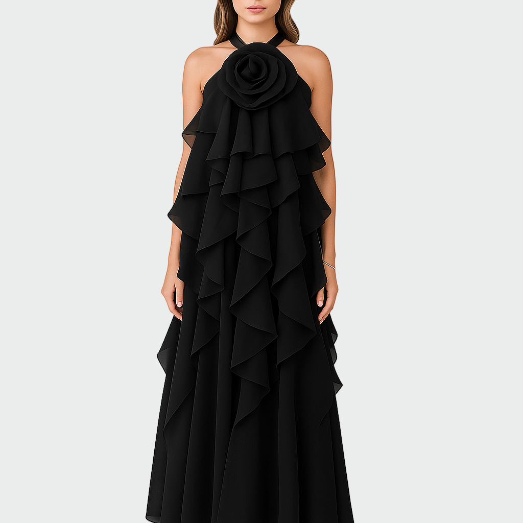 Kristýna Sofistikované Maxi Koktejlové Šaty Večerní