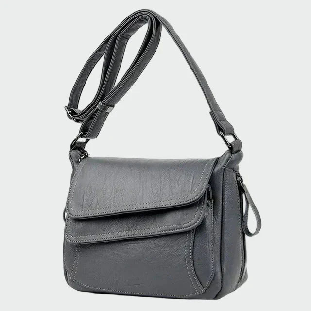 Eva Elegantní Kabelka Přes Rameno Geometrická Klopa