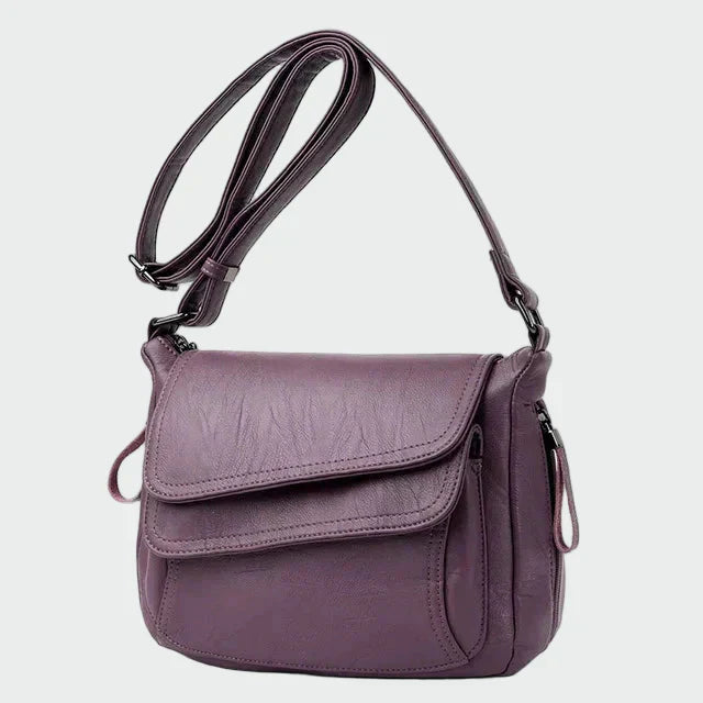 Eva Elegantní Kabelka Přes Rameno Geometrická Klopa