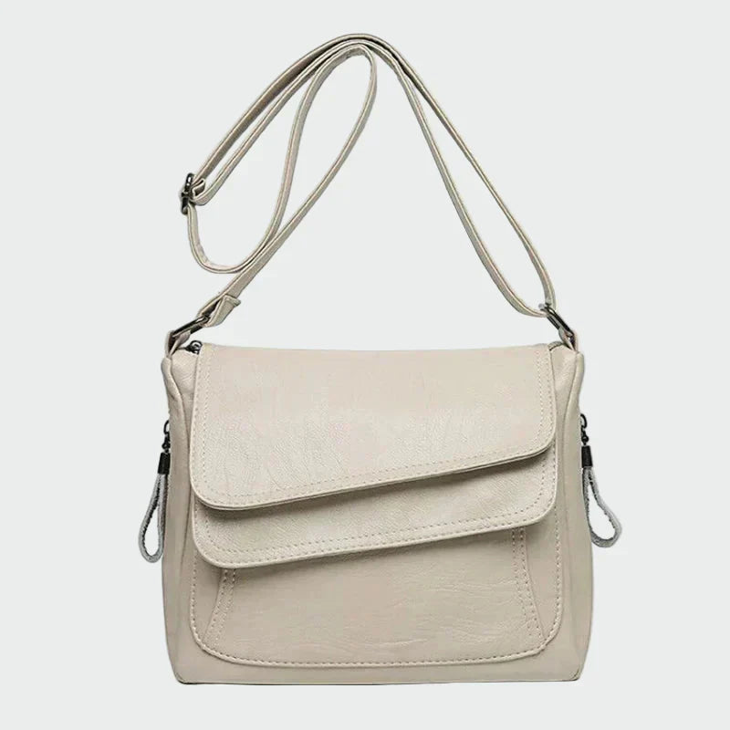 Eva Elegantní Kabelka Přes Rameno Geometrická Klopa