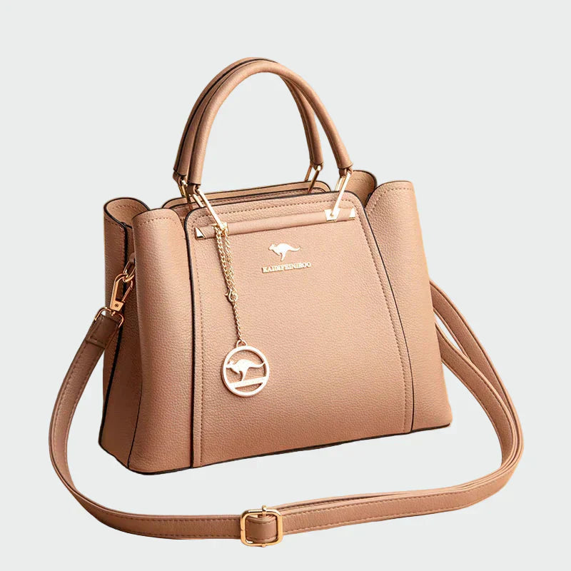 Sára Elegantní Kožená Kabelka Minimalistická Luxusní