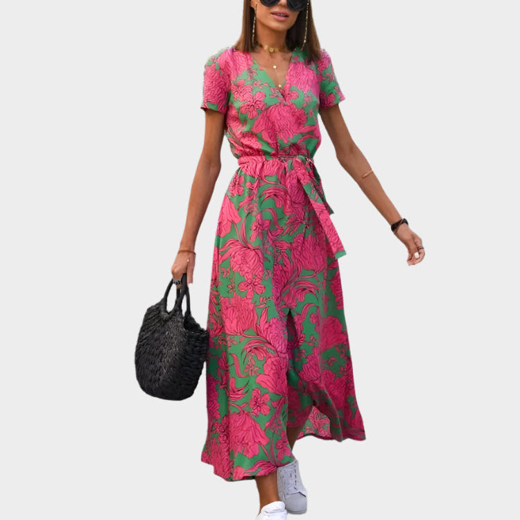 Věnceslava Elegantní Letní Krajkové Šaty Všestranné