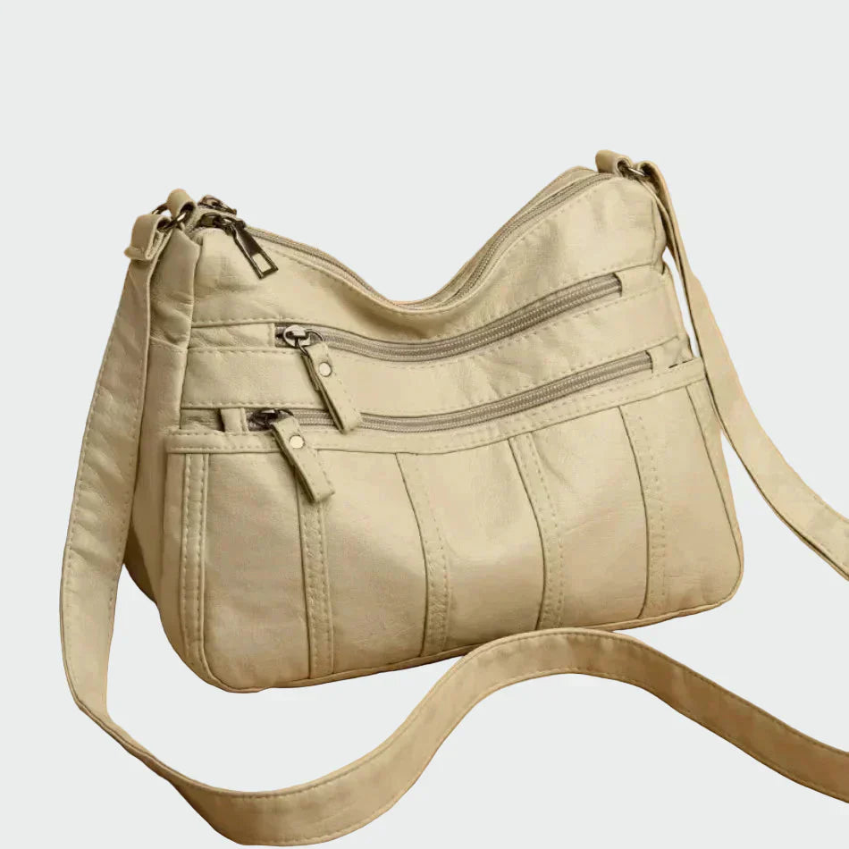 Magdaléna Elegantní KoženáKabelkaPřesRamenoSPopruhem