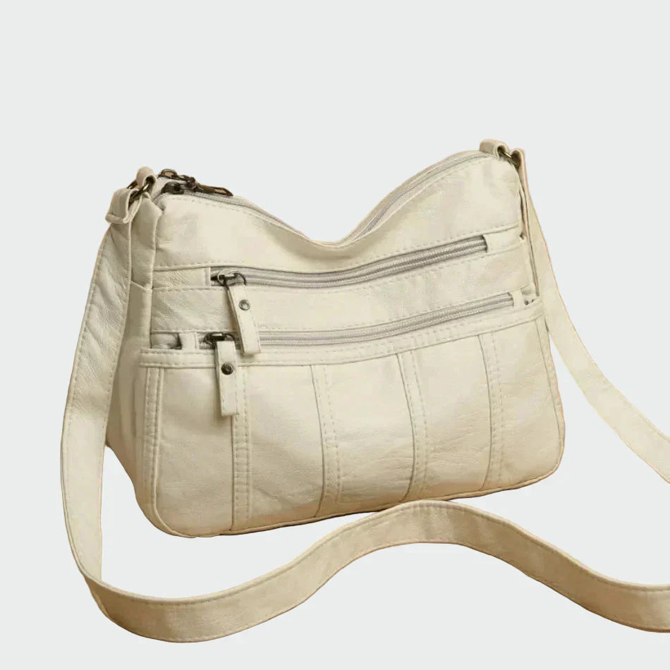 Magdaléna Elegantní KoženáKabelkaPřesRamenoSPopruhem