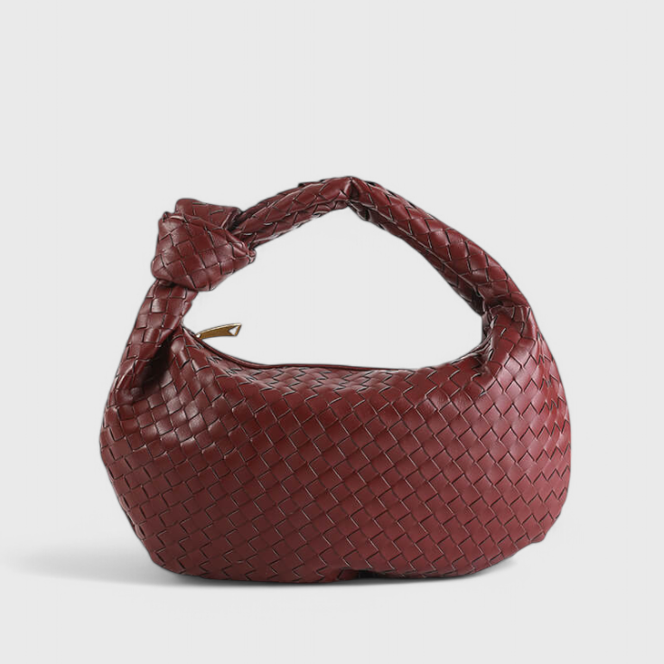 Sage | Střední pletená kabelka přes rameno