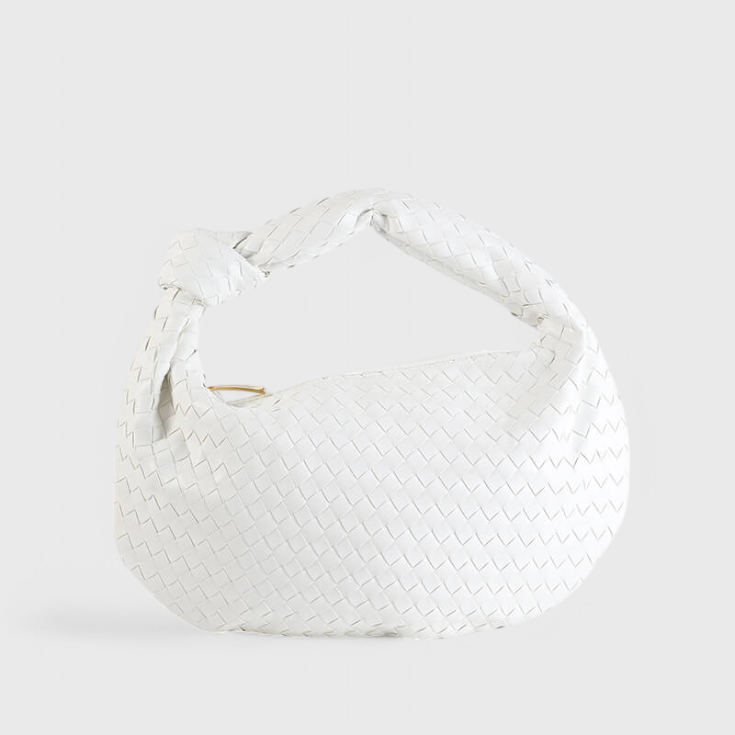 Sage | Střední pletená kabelka přes rameno