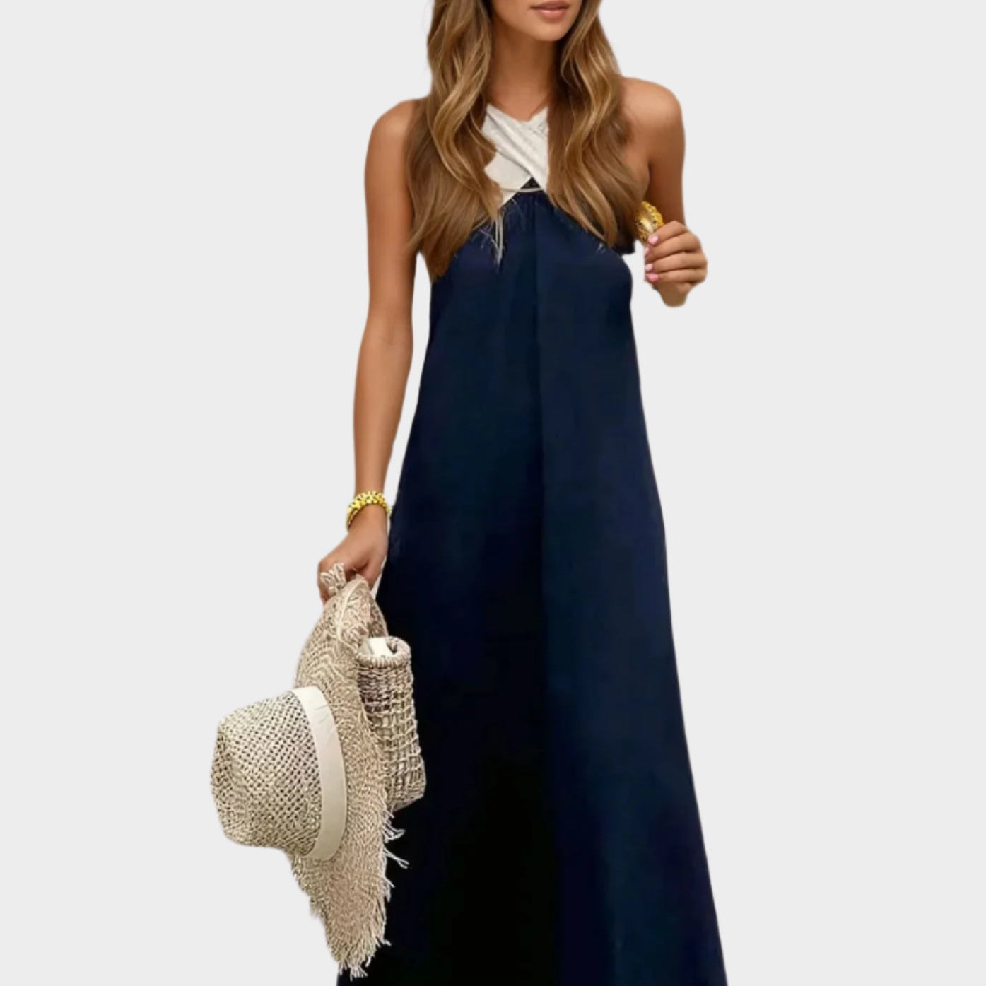 Kristýna Elegantní Midiové Šatové Překřížený Výstřih