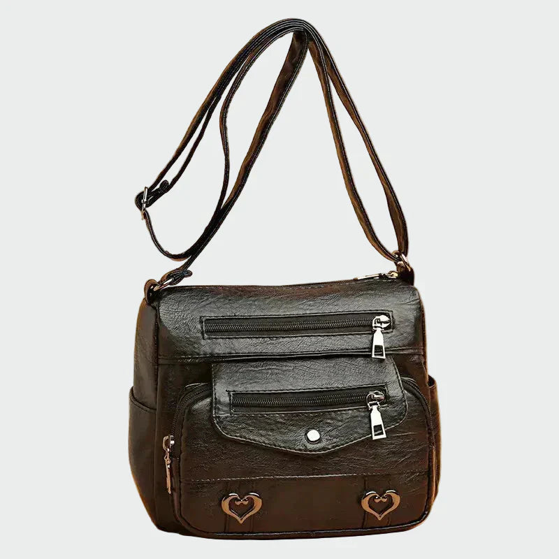 Magdaléna Romantická Luxusní Kožená Kapsová Kabelka